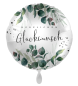 Preview: Folienballon - Herzlichen Glückwunsch, Eukalyptus - ø 43cm